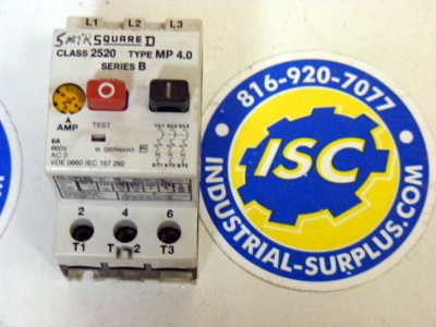 <B>Square D - </B>2520 MP 4.0 Motor Protector Series B